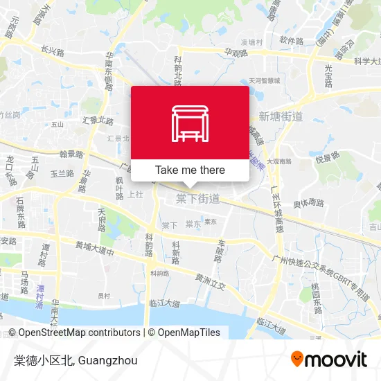 棠德小区北 map