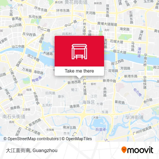大江直街南 map