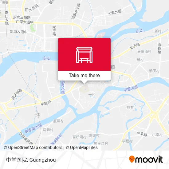 中堂医院 map