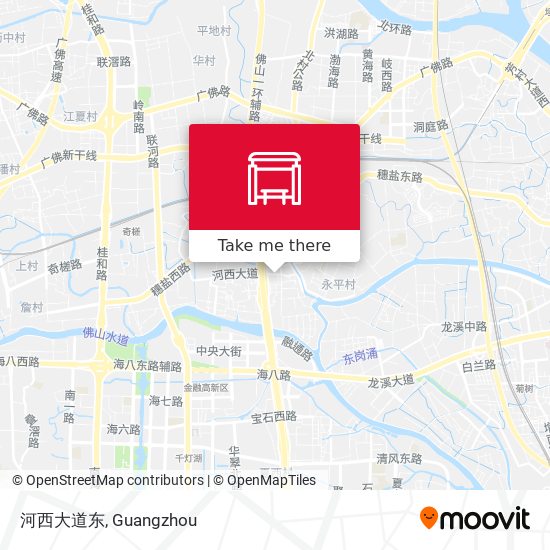 河西大道东 map