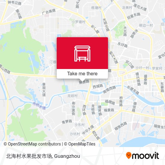 北海村水果批发市场 map