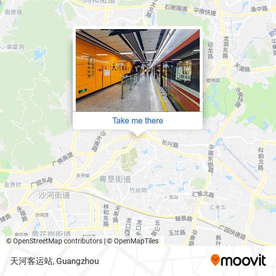 天河客运站 map