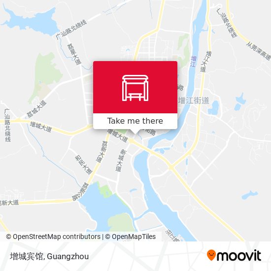 增城宾馆 map