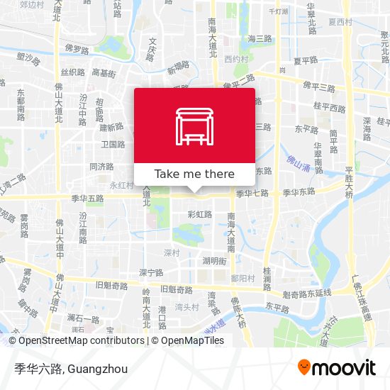 季华六路 map