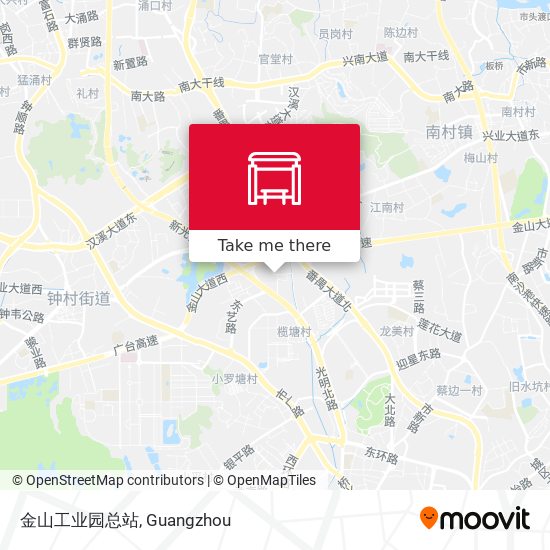 金山工业园总站 map