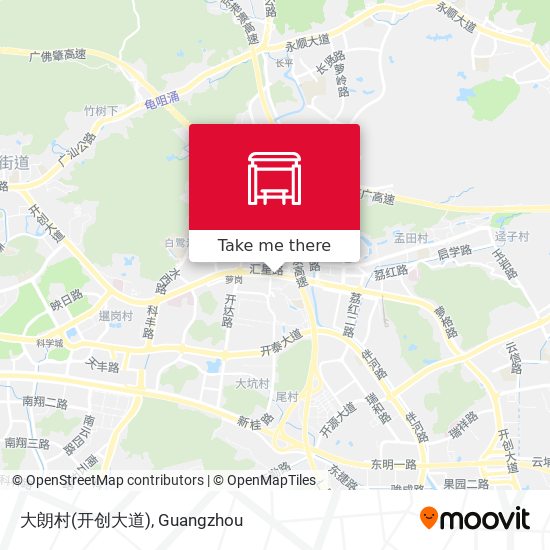 大朗村(开创大道) map