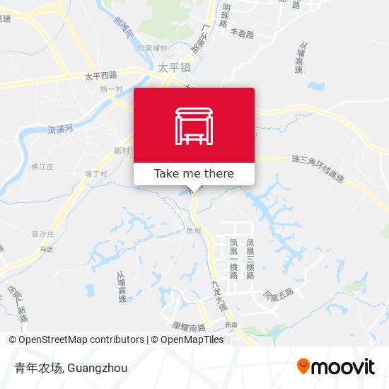 青年农场 map