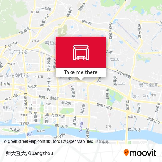 师大暨大 map