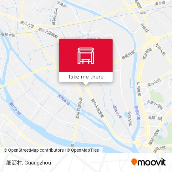 细沥村 map