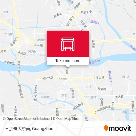 三洪奇大桥南 map