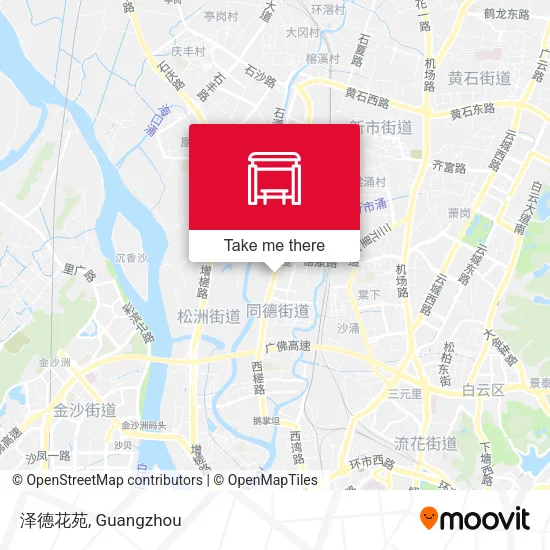 泽德花苑 map