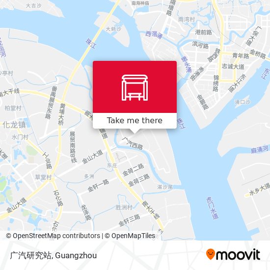 广汽研究站 map