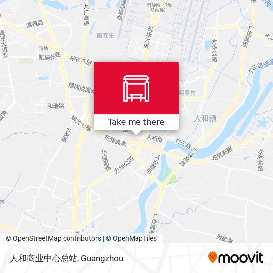 人和商业中心总站 map