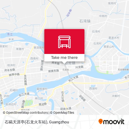 石碣天涯亭(石龙火车站) map