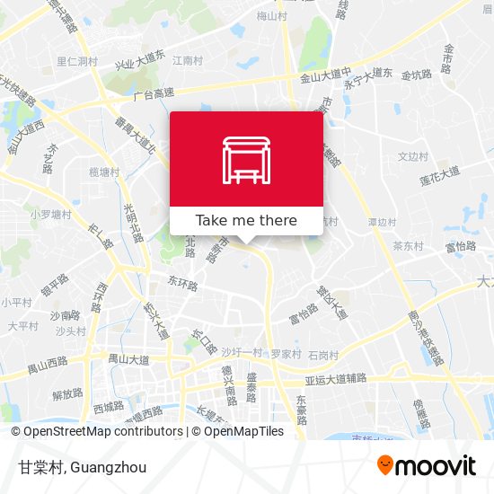 甘棠村 map