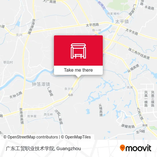 广东工贸职业技术学院 map