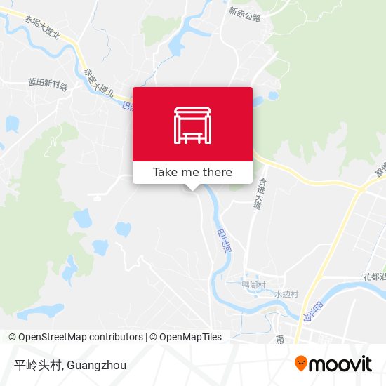 平岭头村 map