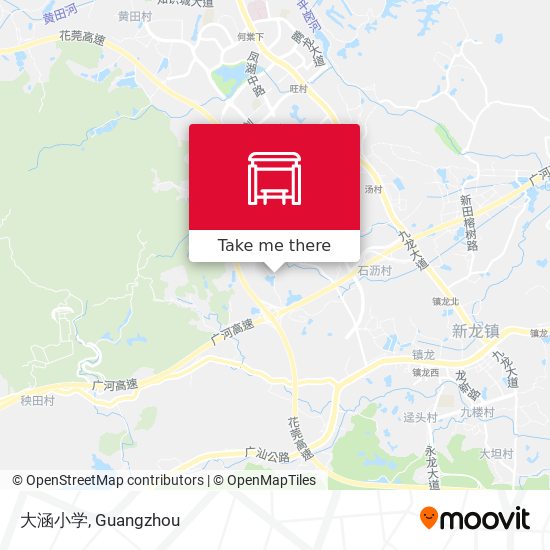 大涵小学 map