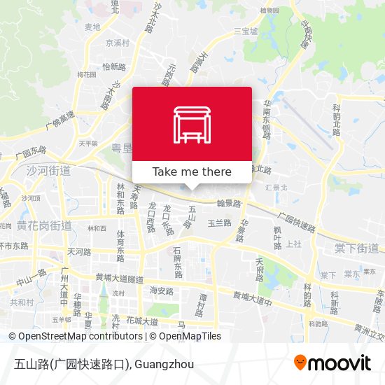五山路(广园快速路口) map