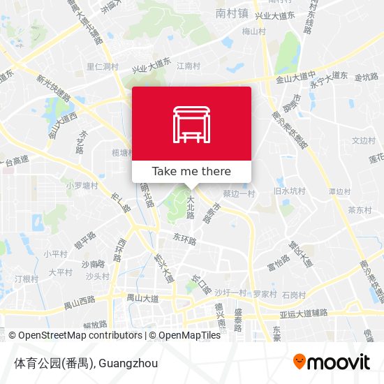 体育公园(番禺) map