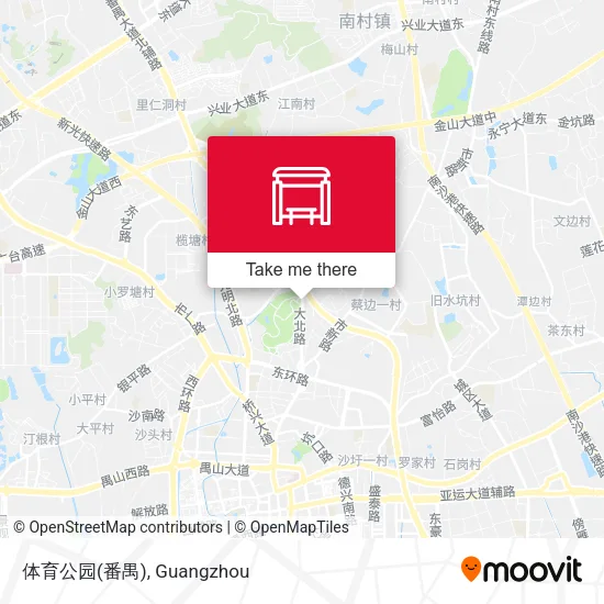 体育公园(番禺) map