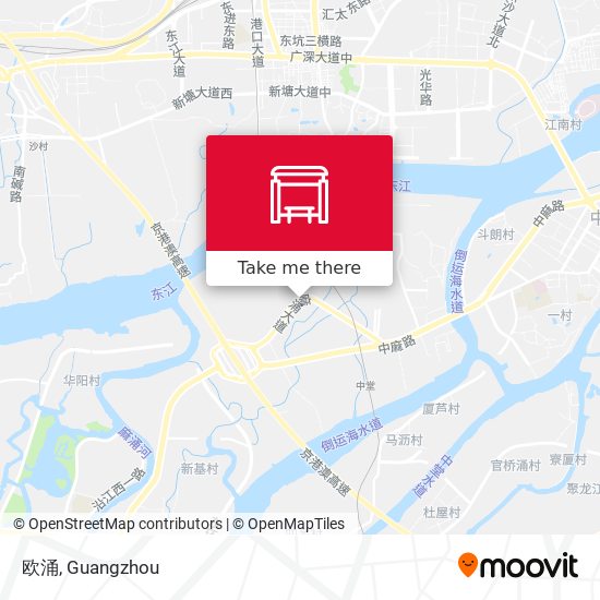 欧涌 map