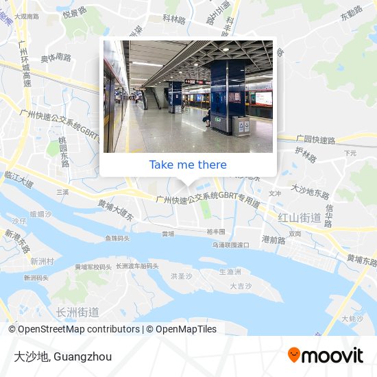 大沙地 map