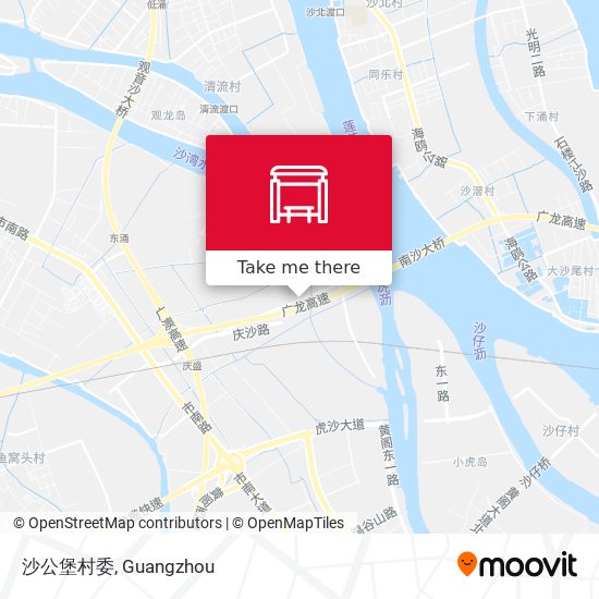 沙公堡村委 map