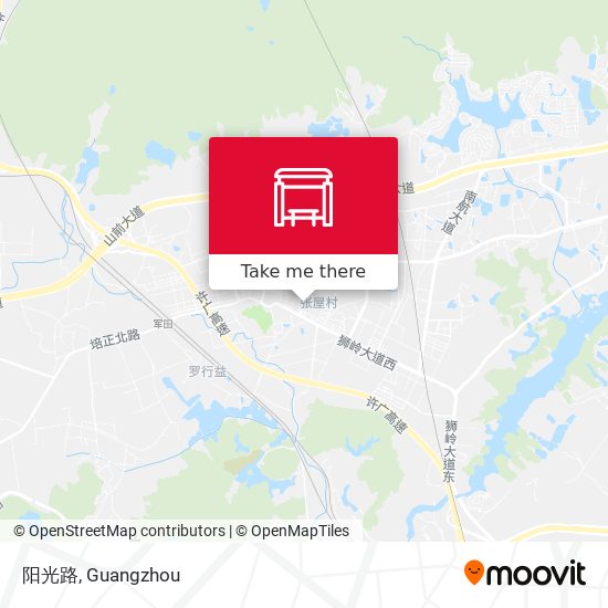 阳光路 map