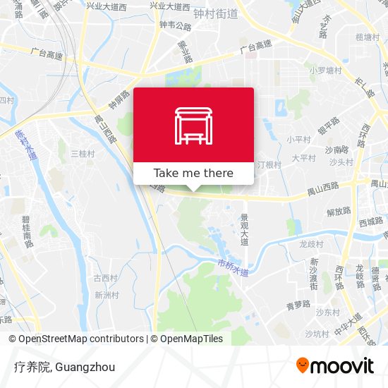 疗养院 map