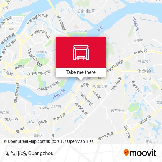 新造市场 map