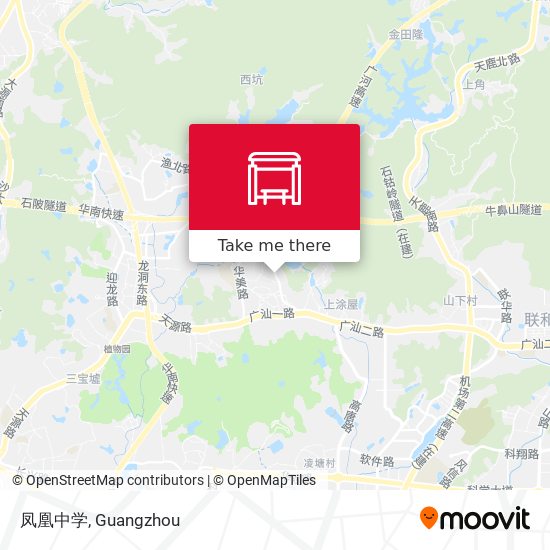 凤凰中学 map