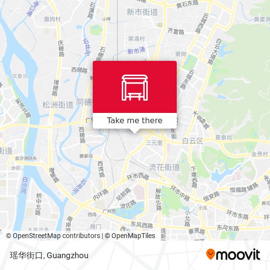 瑶华街口 map