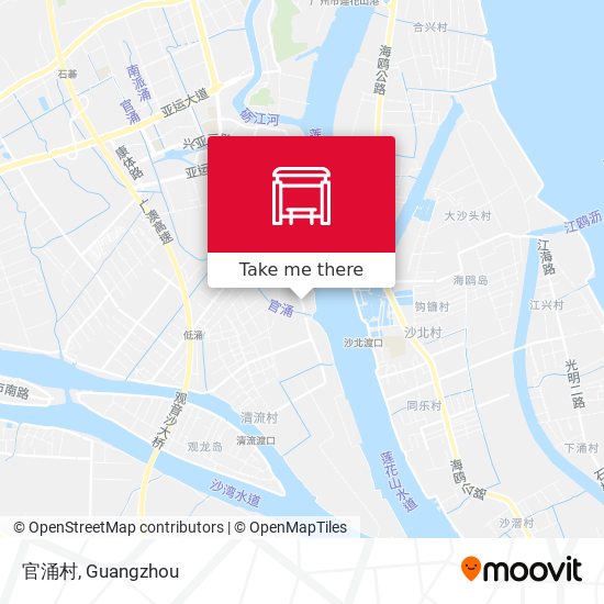 官涌村 map