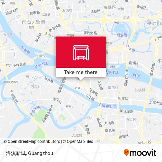 洛溪新城 map