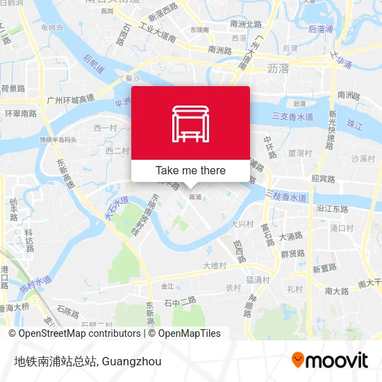 地铁南浦站总站 map