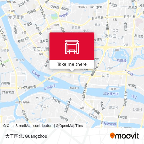 大干围北 map