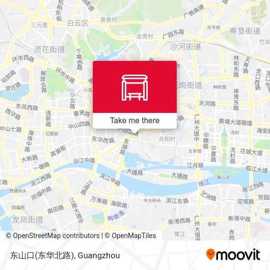 东山口(东华北路) map