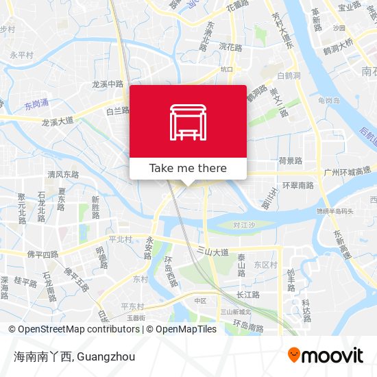 海南南丫西 map