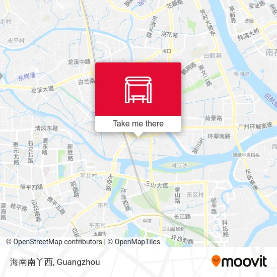 海南南丫西 map