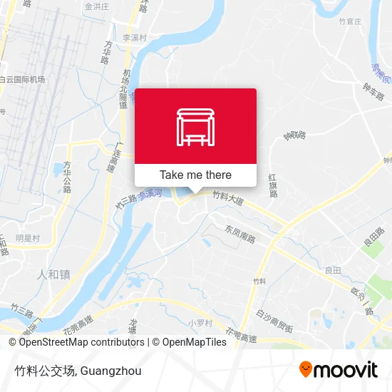 竹料公交场 map