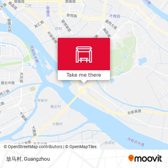 放马村 map