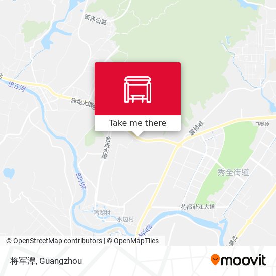 将军潭 map