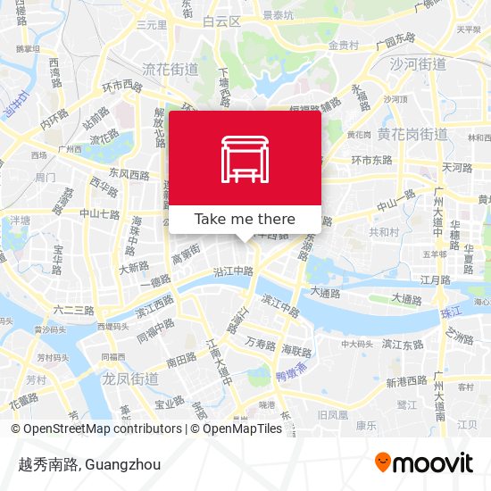 越秀南路 map