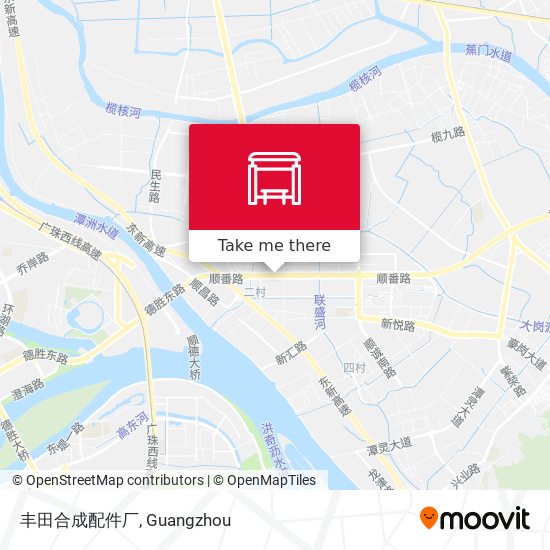 丰田合成配件厂 map