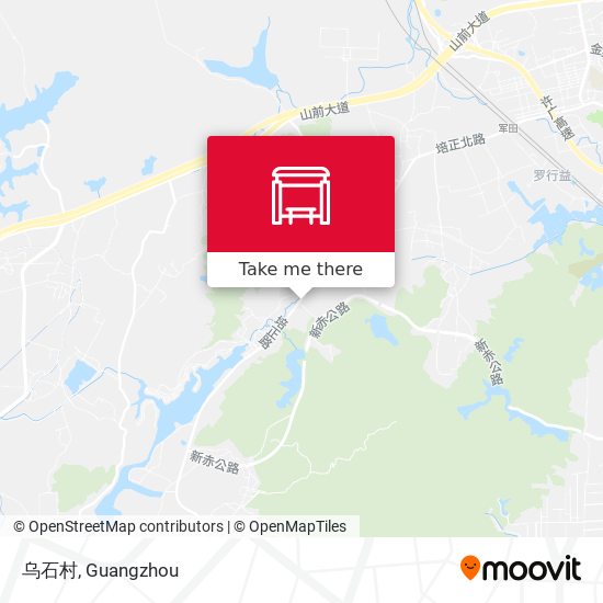 乌石村 map