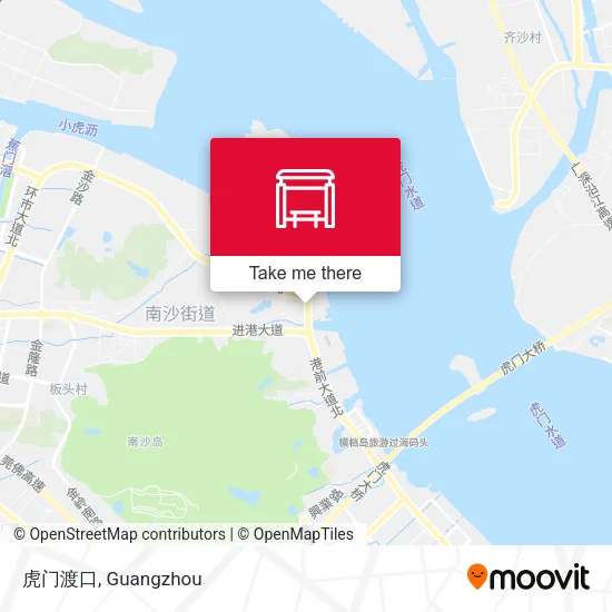 虎门渡口 map