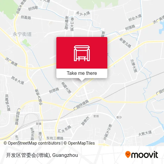 开发区管委会(增城) map