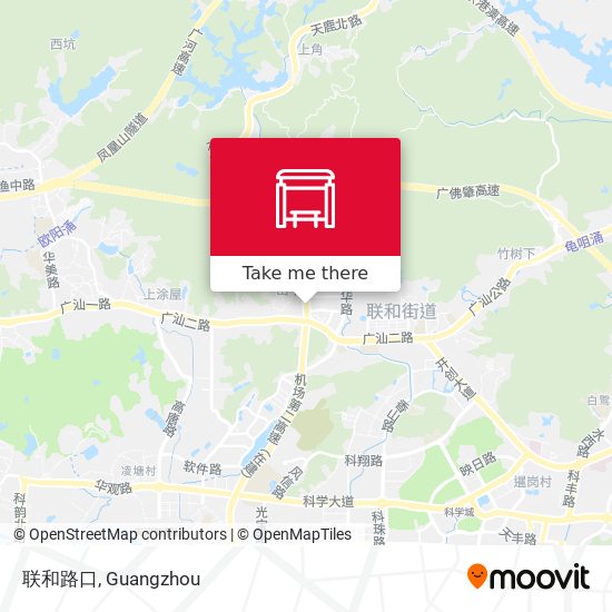 联和路口 map