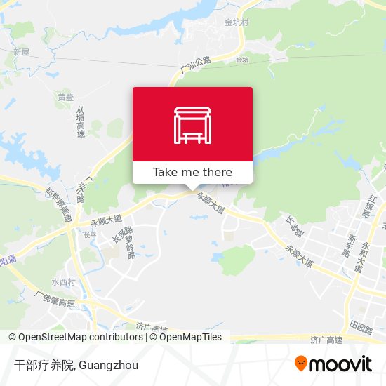 干部疗养院 map